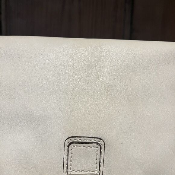 Coach Hadley Leather field bag Chalk Silver Gorgeous F29763 Crossbody Hangtag - Picture 7 of 13